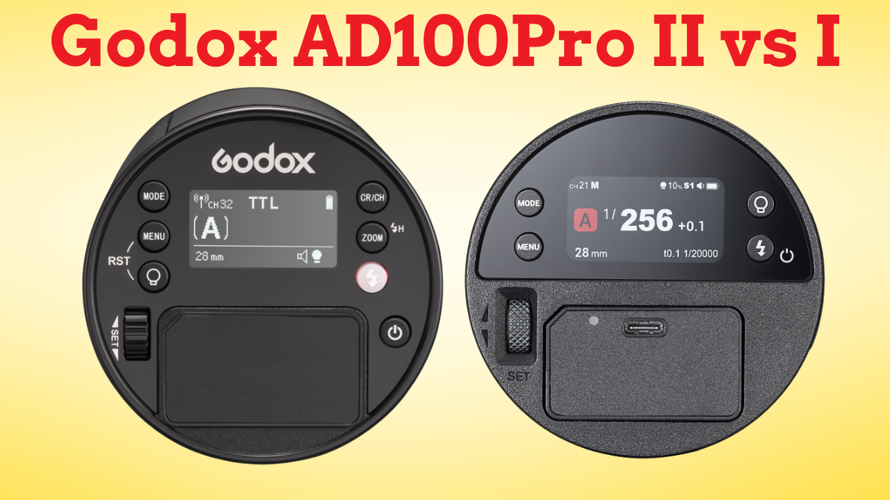 Godox AD100Pro vs. AD100Pro II